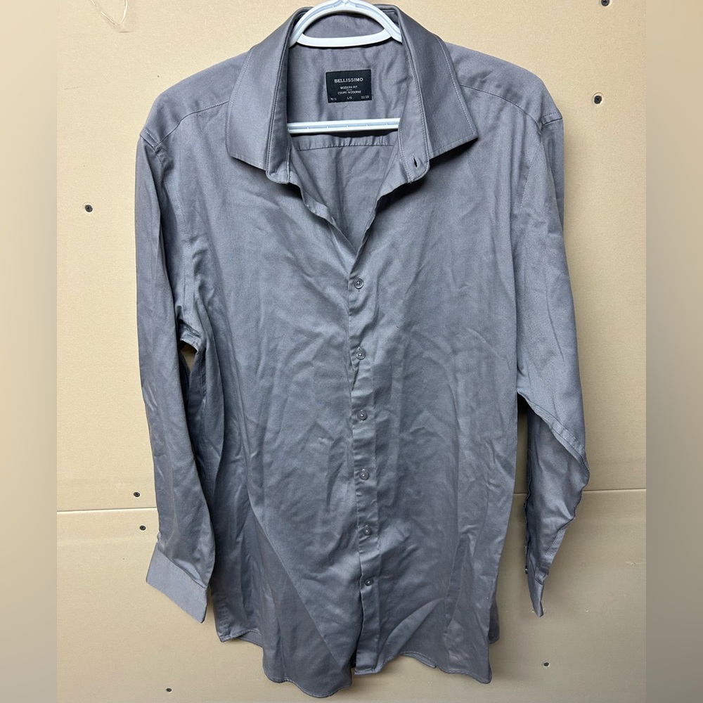 2/$75💥- SHIRT | Men’s Bellissimo dress shirt neck size 16.5 32/33 large
